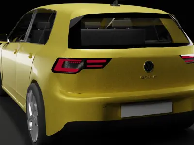 VW Golf 2020 3D model