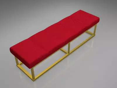 Bench 3D model get