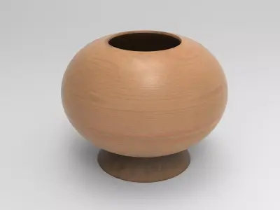 Sphe Vase Low-poly 3D model