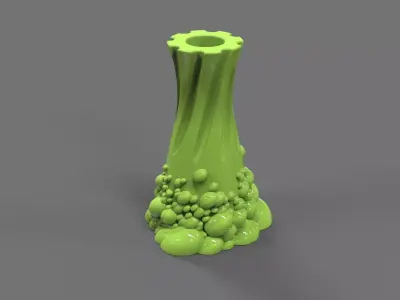 Pebbles vase free Free 3D print model