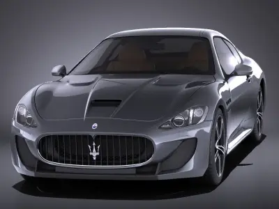 Maserati GranTurismo MC Stradale 2016 VRAY 3D model