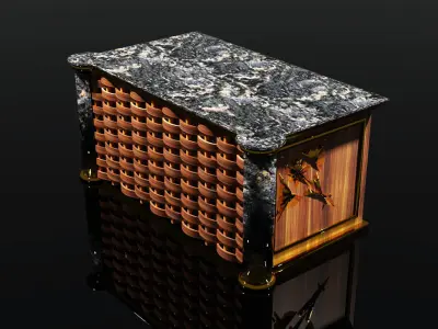Matting Desk 3D model