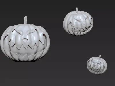 Halloween Pumpkin Free 3D print model