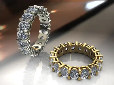 Women Rings 3 Prices all sizes bend collection jewelry 3D print model