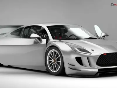 Generic Sports Car GT3 3D model