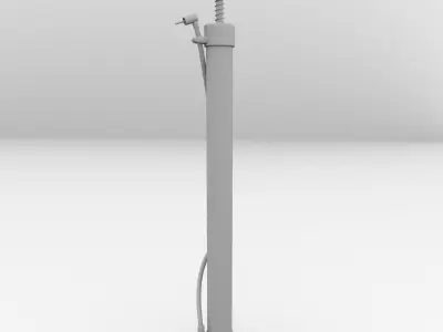 Bicycle Air Pump 3D model