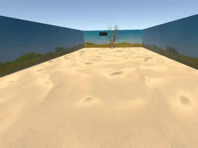 Squid Games Red Light Green Light Map High Quality Low-poly 3D model