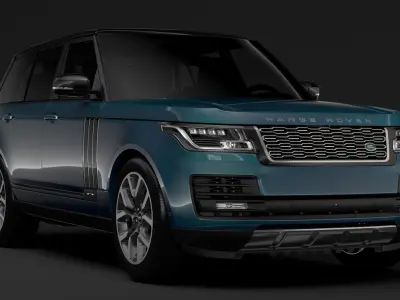 Range Rover SV Autobiography Dynamic LWB L405 2018 3D model