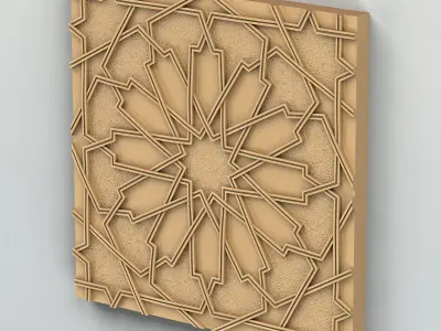 Wall panel 027 3D model