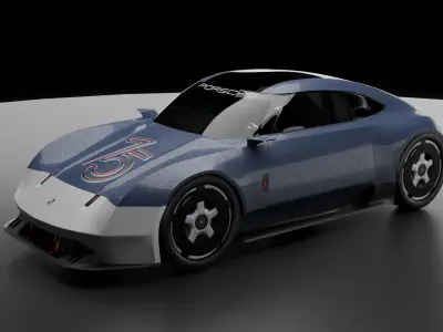 Porsche 357 Concept 2023 3D model