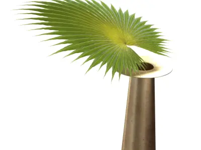 BoConcept decorative set with vase candleholders and lemons 3D model