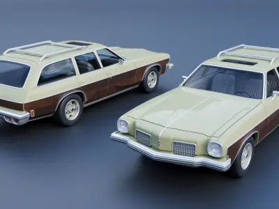 Oldsmobile Vista Cruiser 1973 3D print model