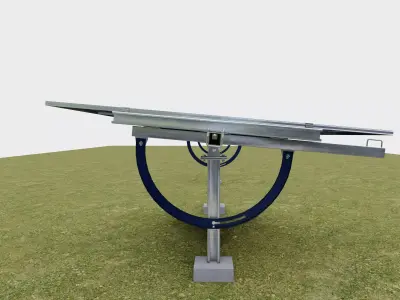 Manual Tracker Solar Energy Structure Type-5 3D model