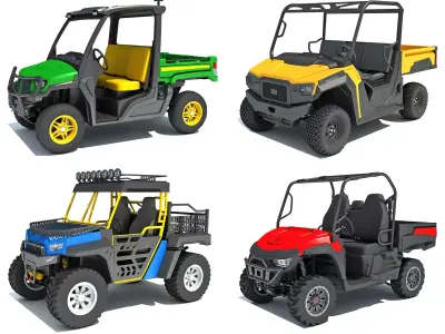 UTV Utility Vehicles 3D Model Pack