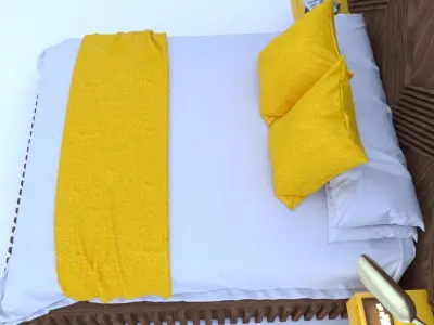 STM-D BED model BBB Low-poly 3D model