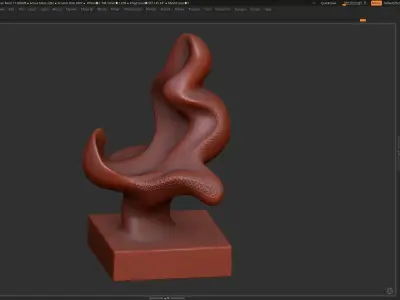 Modern Abstract Decorative sculpture 3d print model 3D print model get