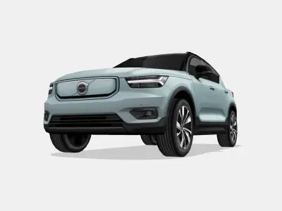 Volvo XC40 Recharge 2020 Low-poly 3D model