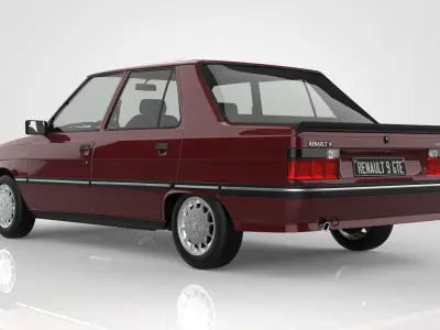 Renault 9 GTL 3D model