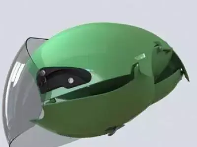 Folding Helmet 3D model