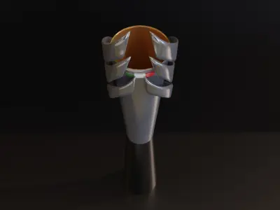 F1 Trophy - Mexican GP Trophy Low-poly 3D model