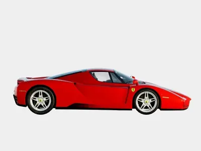 Ferrari Enzo 2002 Low-poly 3D model