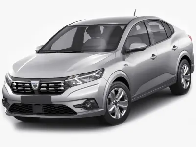 Dacia Logan and Sandero Steepway 3D Model Pack
