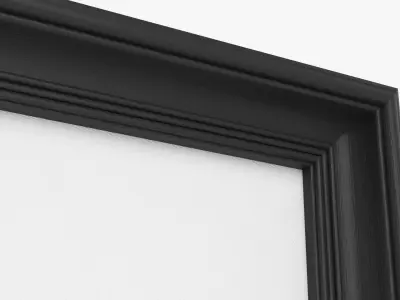 Frame landscape with picture 02 3D model