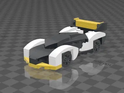 LEGO MCLAREN SOLUS GT 30657 3D print model