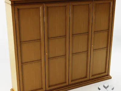 Wardrobe - Simphonie Low-poly 3D model