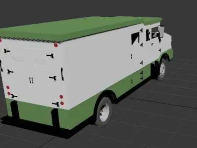 Suv trck Shielded 3D model