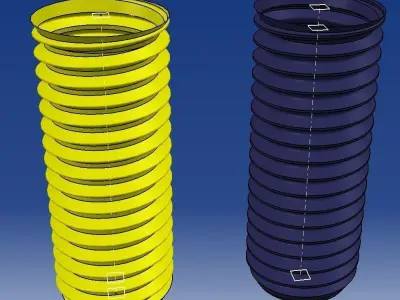 Metric screw threads ISO 724 3D print model