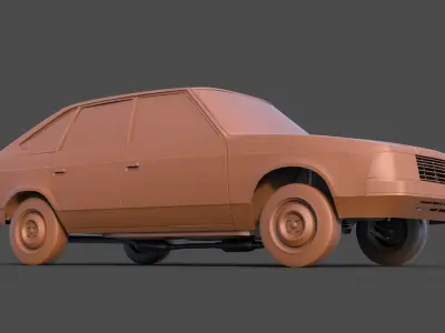 Moskvitch 2141 3D print model