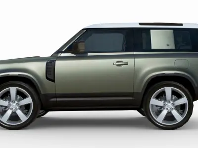 Land Rover Defender 90 2020 Low-poly 3D model