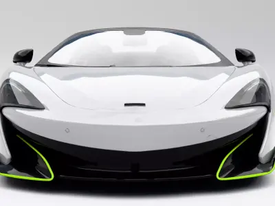 McLaren 600LT Spider Low-poly 3D model