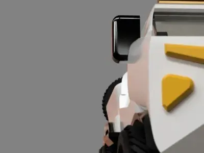 6x6 off roader Free 3D model