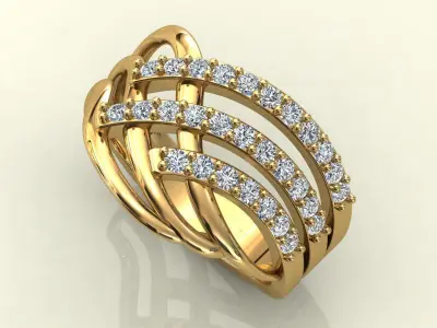 Diamond Ring Free 3D print model purchase
