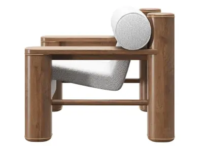 Soho Home Dillon armchair 3D model