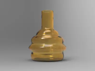 Klo Vase Low-poly 3D model
