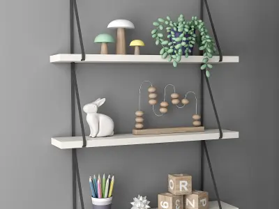 Kids Bedroom Set  3D model