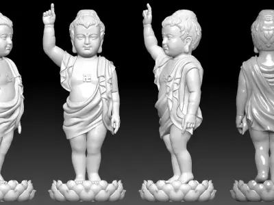 Buddha s birth  3D print model
