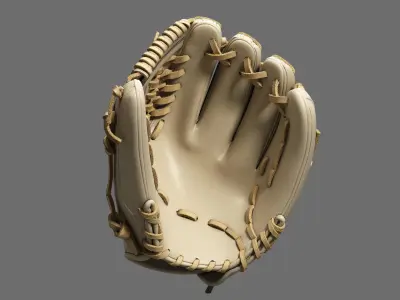 baseball glove a02 3D model