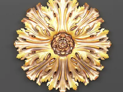 Carved decor 4 3D print model