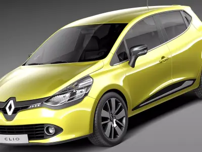 Renault Clio 2013 3D model