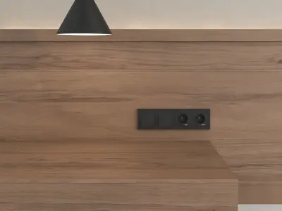 Decorative wall panel set 115 3D model