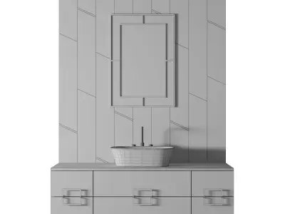 Luxury Bathroom 223 3D model