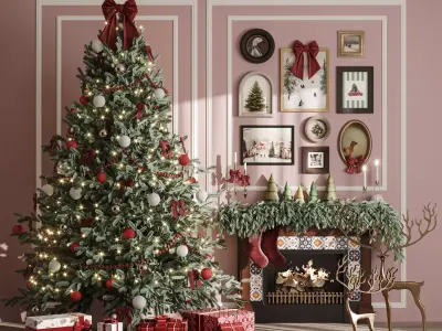 Christmas Decoration Set 05 3D model