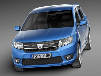 Dacia Sandero 2013 3D model