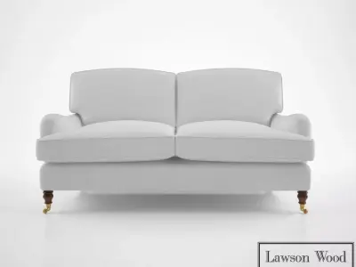 Lawson Wood Baring Sofa 3D model