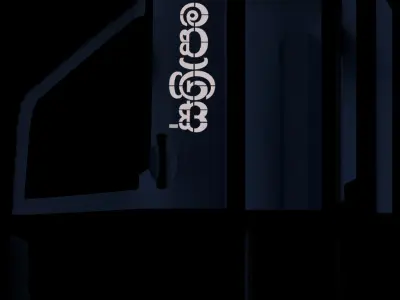 Mahindra Scorpio Low-poly 3D model