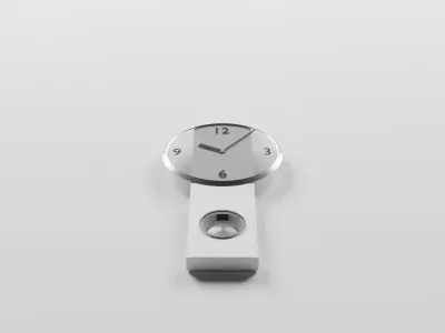 Modern Pendulum Clock 3D model